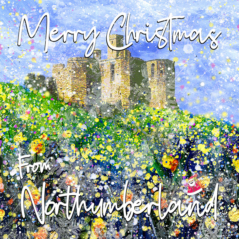 Warkworth Castle  Christmas Card